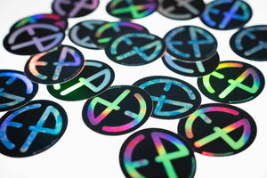 Holographic Marble EP Sticker